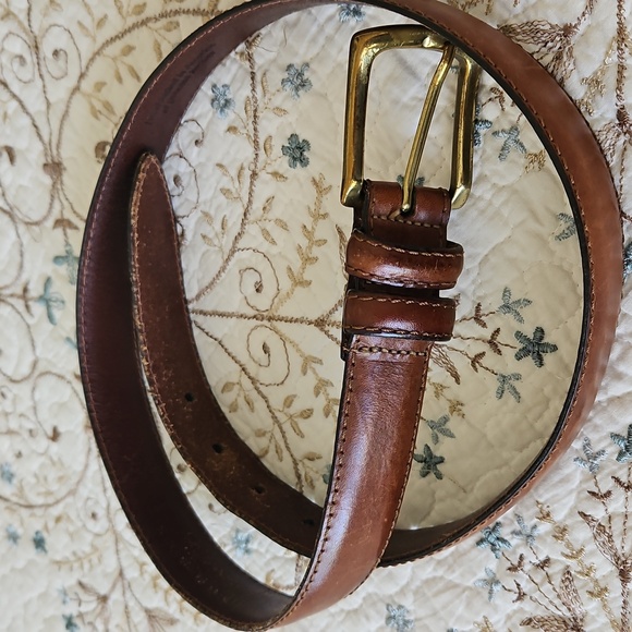 Vintage Tommy Hilfiger Men's Leather Belt Size 36 - Picture 11 of 11